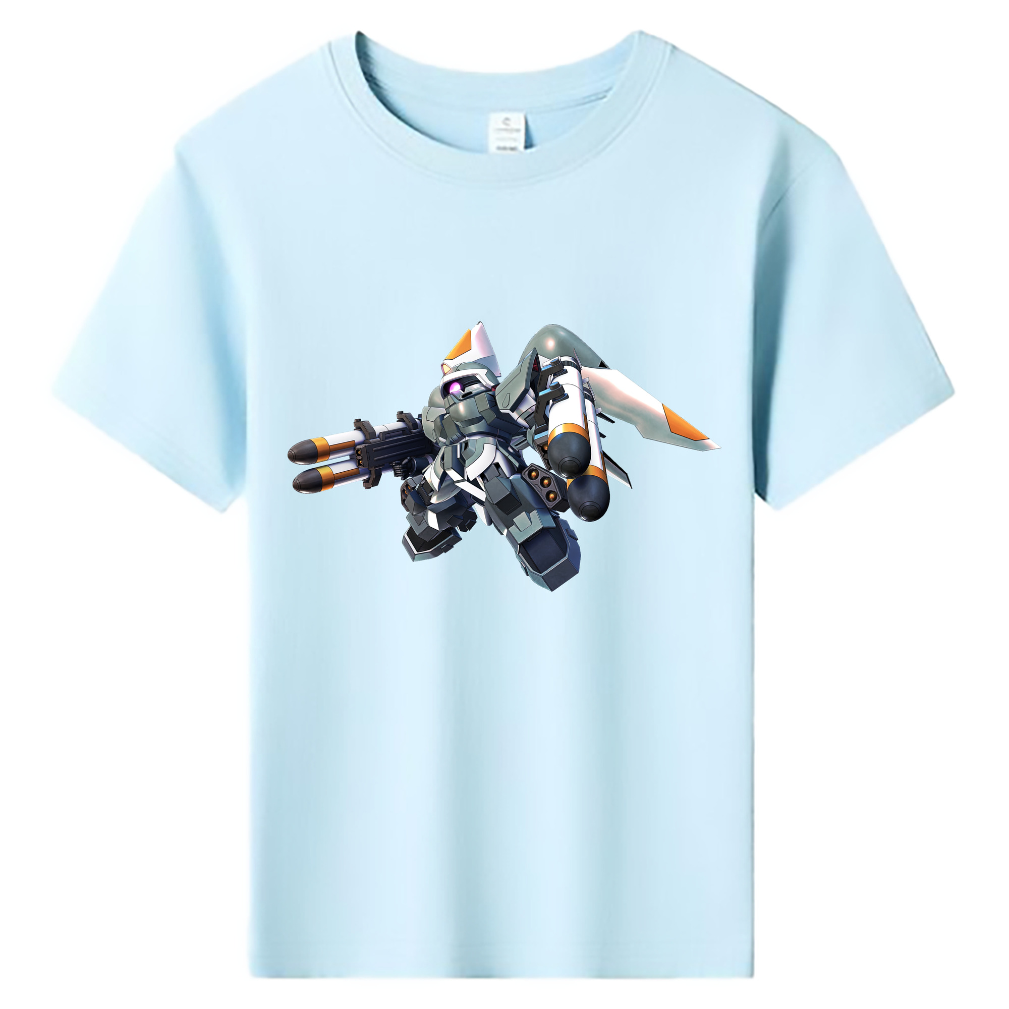 （画像用） 機動戦士ガンダム Mobile Suit Gundam 綿100％キッズTシャツ（フロントプリント）